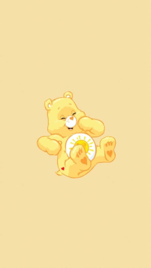 Share A Huggable Moment With Aesthetic Care Bear Wallpaper