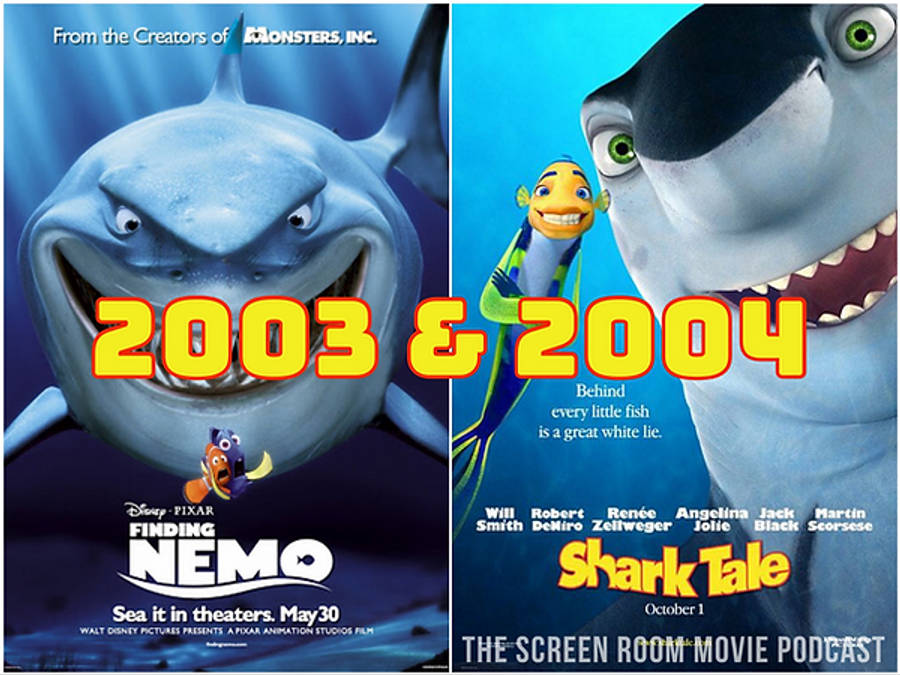 Shark Tale Finding Nemo Poster Wallpaper