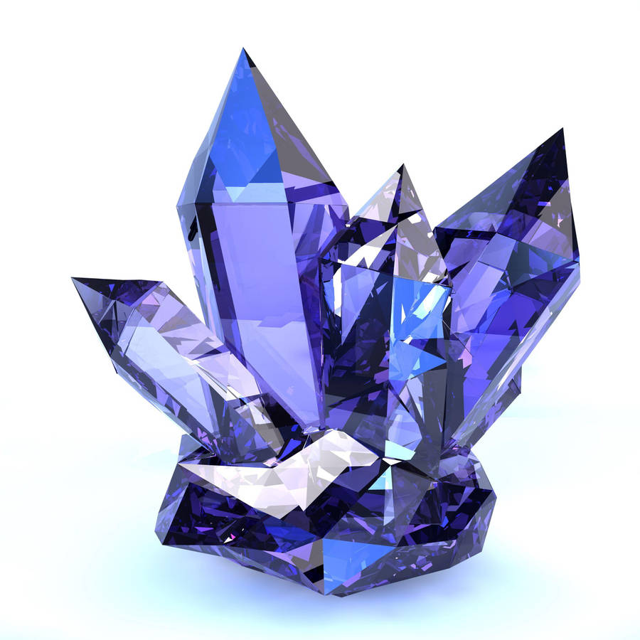 Sharpened Amethyst Crystal Wallpaper