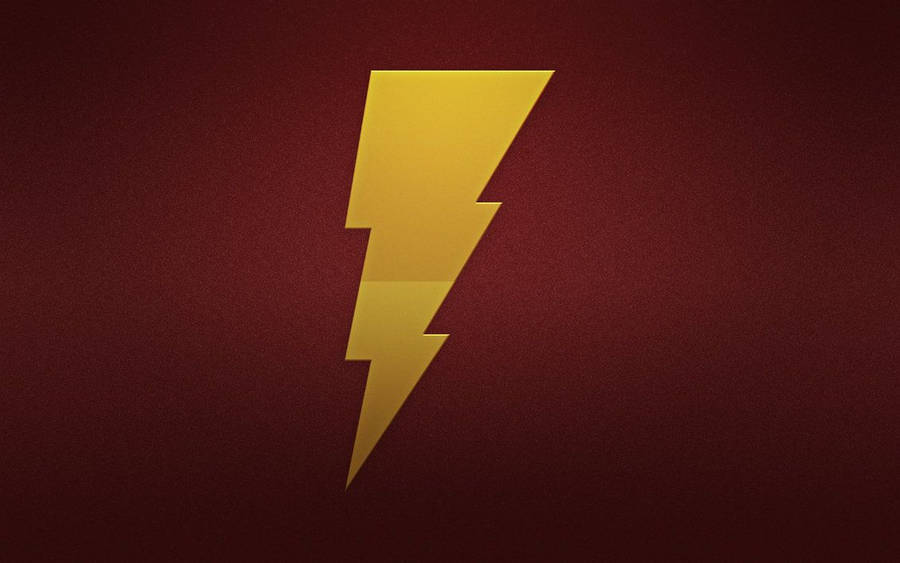 Shazam Thunderbolt Logo Wallpaper
