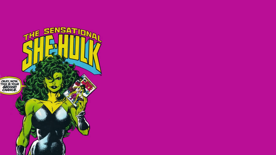 She Hulk Minimalist Art Wallpaper