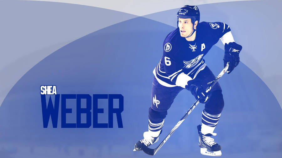 Shea Weber Blue Nashville Predators Fanart Wallpaper