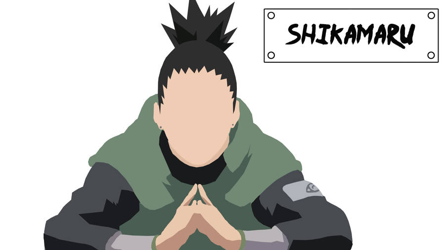 Shikamaru Vector Art Wallpaper