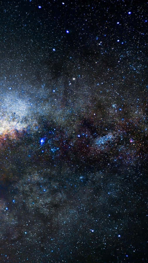 Shimmering Cosmic Clouds In Universe Iphone Wallpaper