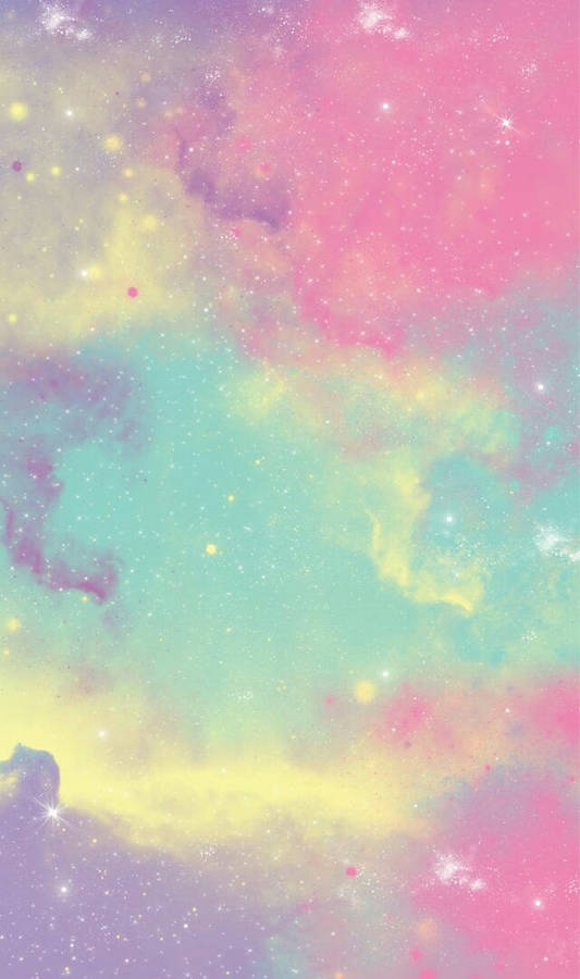 Shining Pastel Rainbow Skies Wallpaper