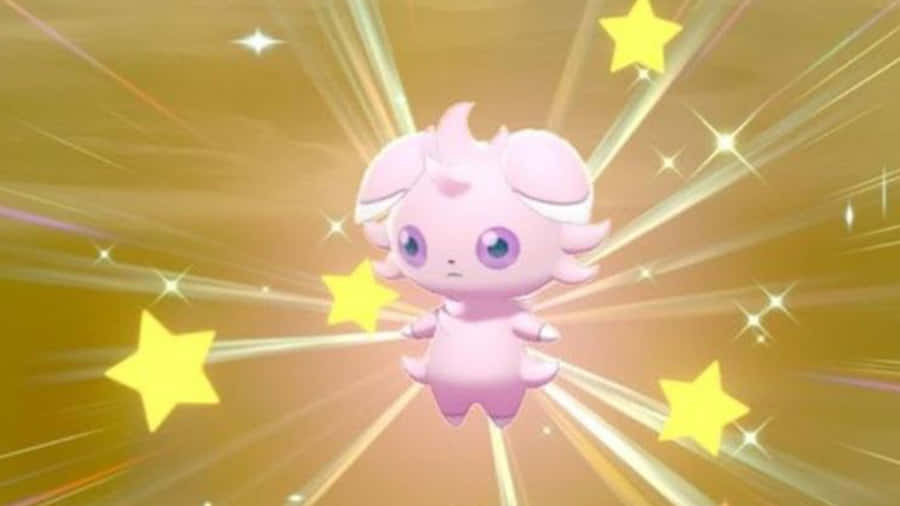 Shiny Pink Espurr Wallpaper