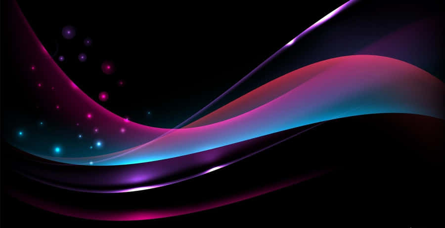 Shiny Purple Wave Wallpaper