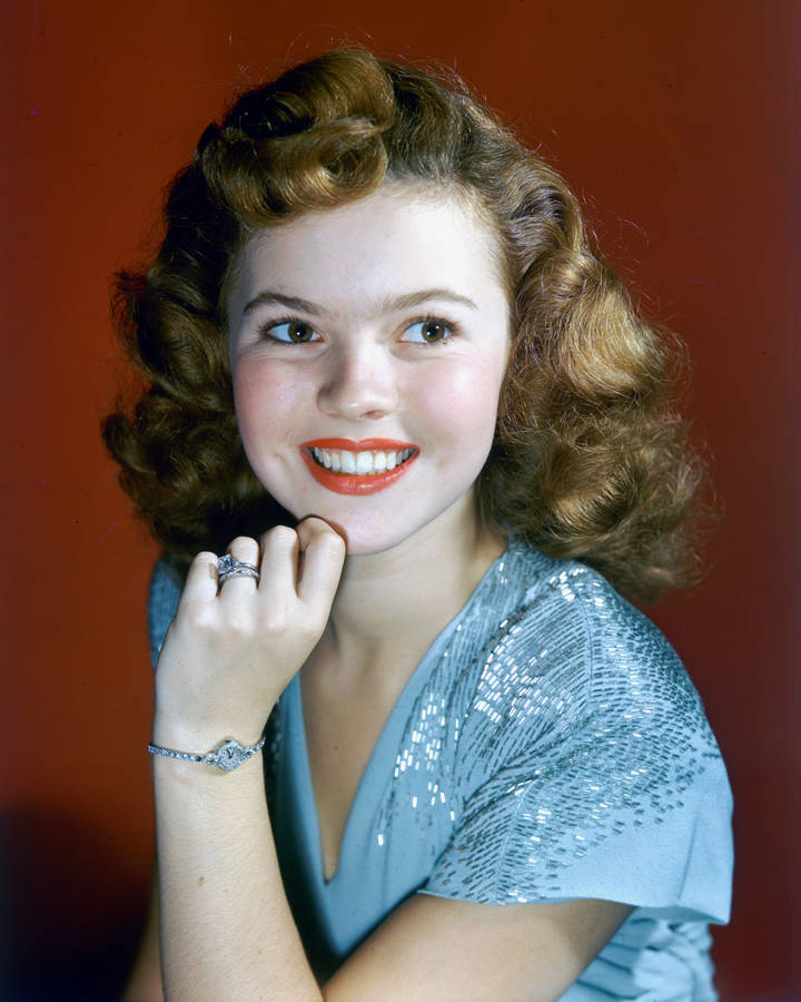 Shirley Temple Teenager Portrait Wallpaper