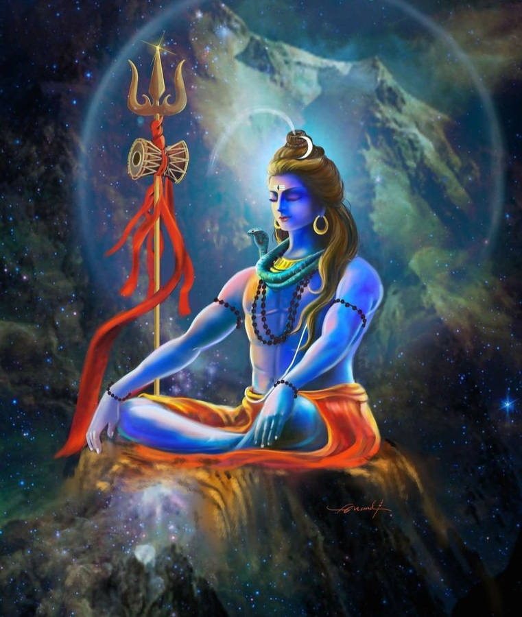 Shiv Shankar On Galaxy Hd Wallpaper