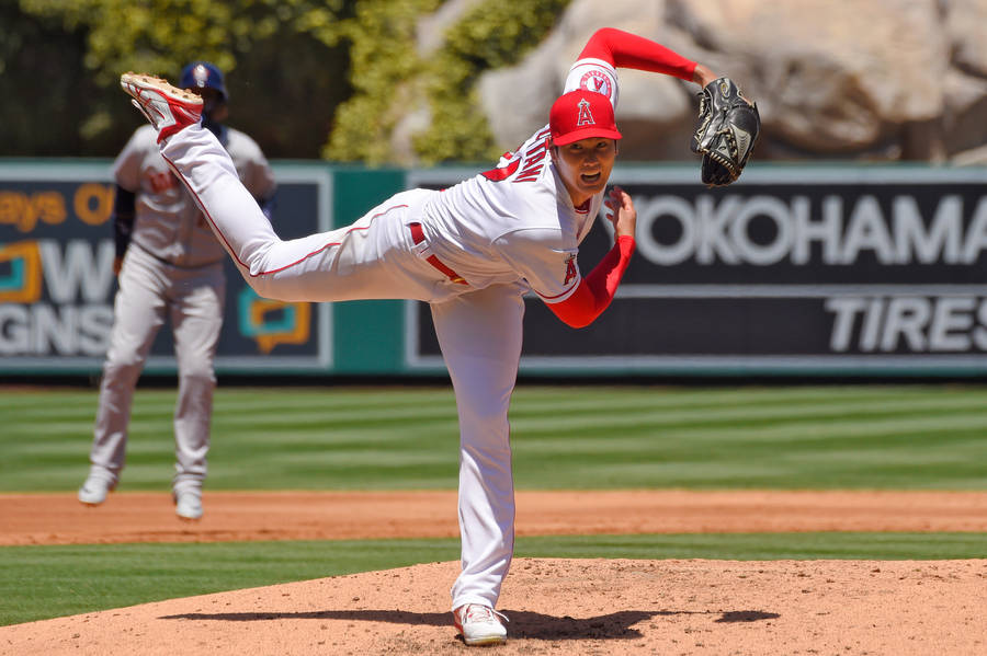 Shohei Ohtani Pitching Wallpaper