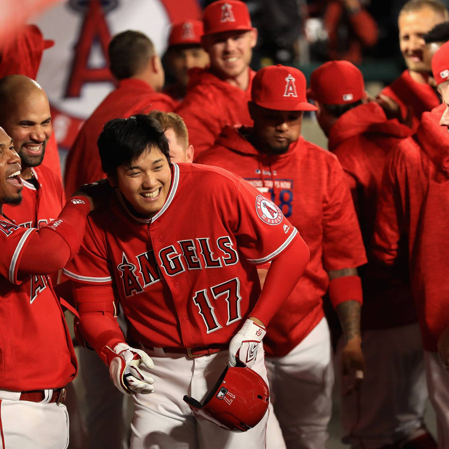 Shohei Ohtani Smiling Wallpaper