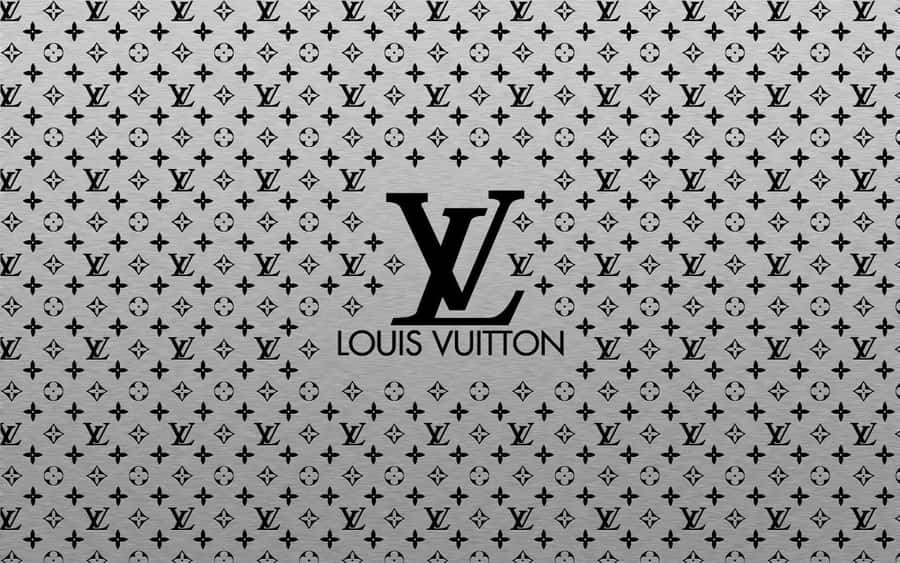 Shop Luxury Fashion With A Classic Louis Vuitton Print. Wallpaper