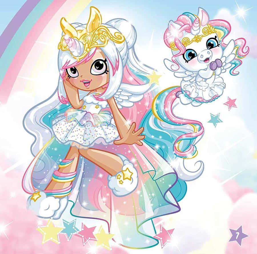 Shopkins And Unicorn Wallpaper