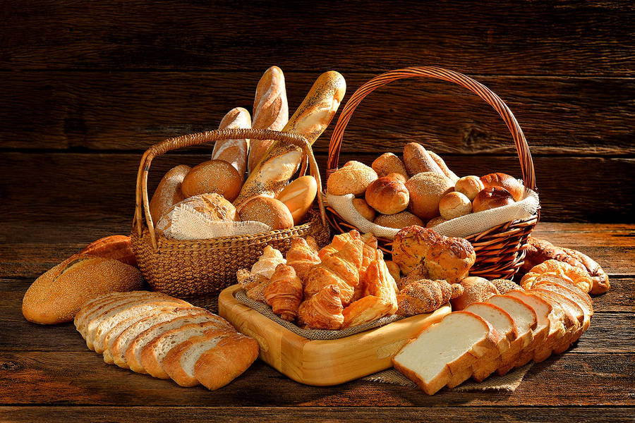 Shot Of Bakery Bread Wallpaper