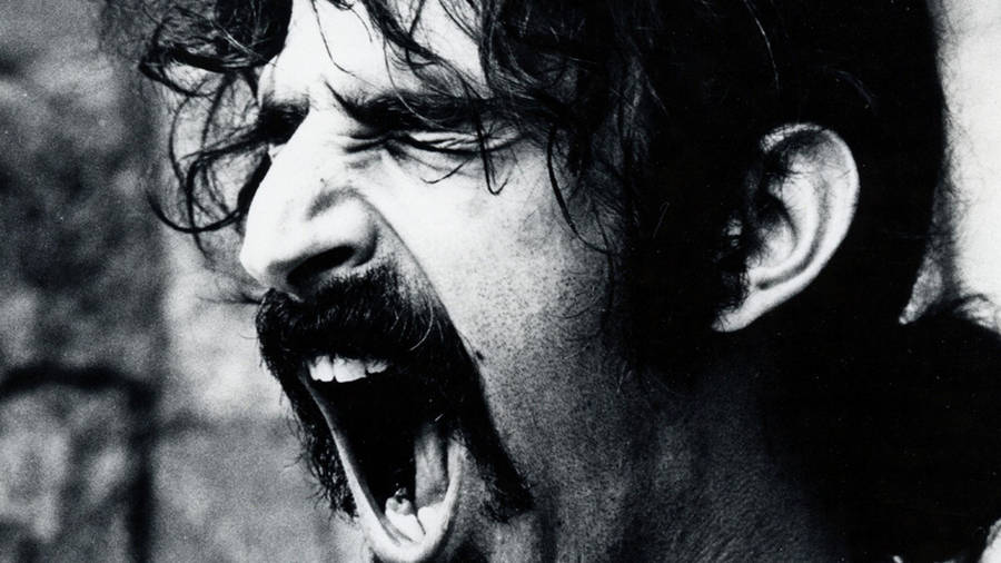 Shouting Frank Zappa Wallpaper