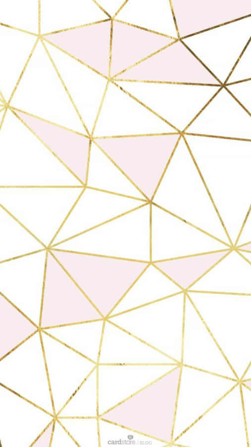 Show Off Your Style With This Unique Geometric Iphone Wallpaper Wallpaper