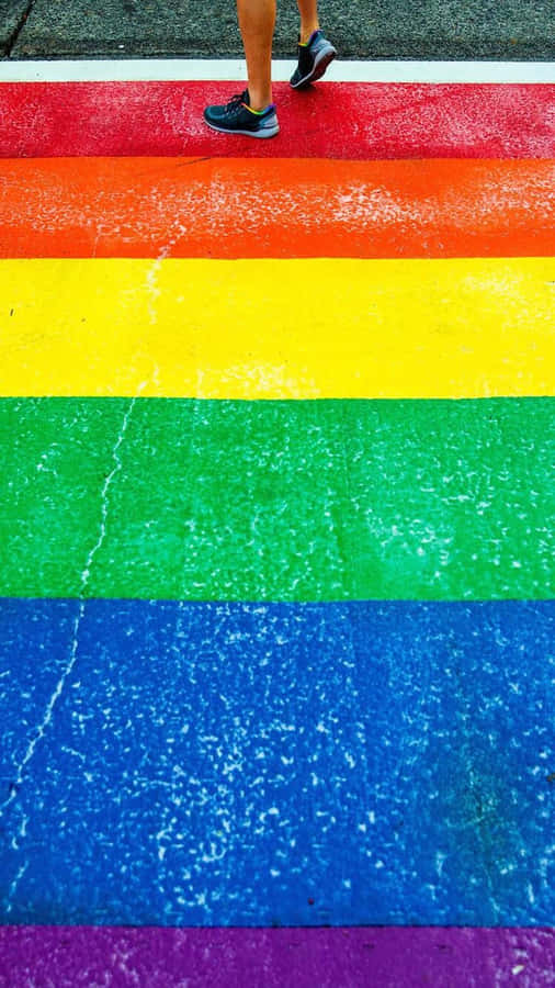 Show Your Pride With A Rainbow Of Llgbt Flags! Wallpaper