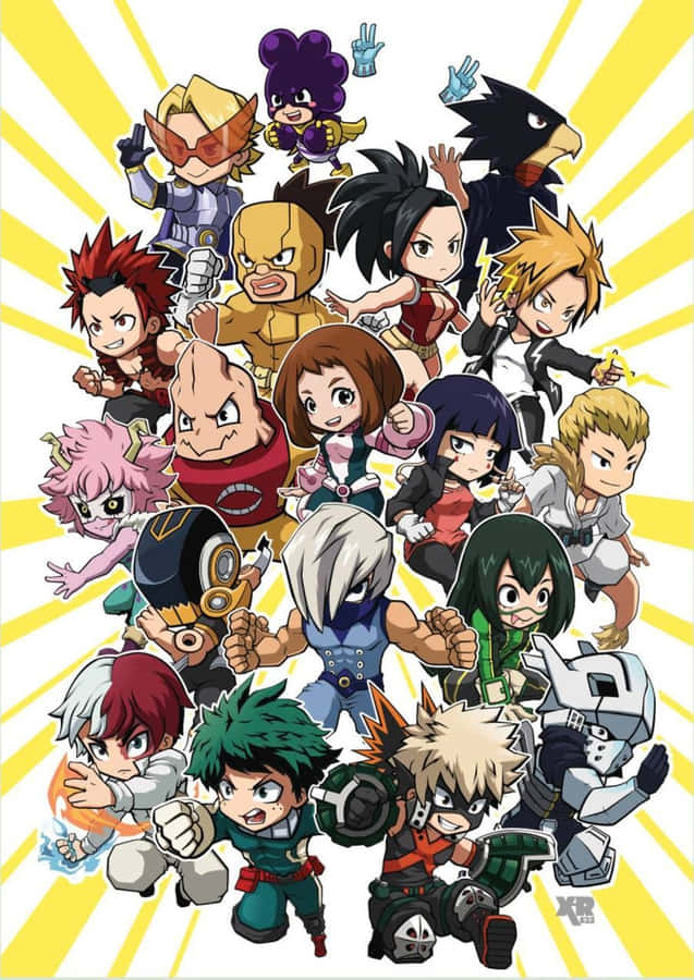 'show Your Support For My Hero Academia!' Wallpaper