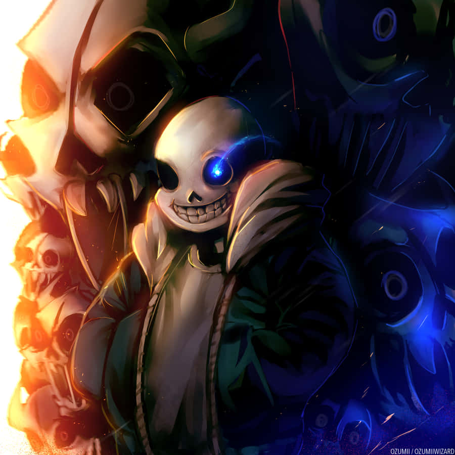 Show Your True Colors With Undertale's Sans Wallpaper