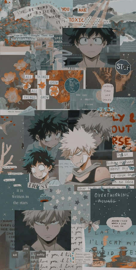 Showcasing The Fully Charged Aesthetic Of Katsuki Bakugou Wallpaper