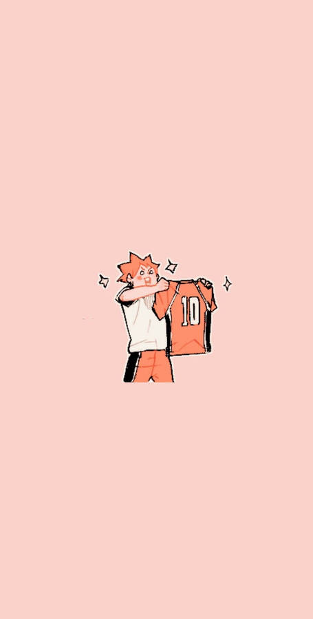 Shoyo Hinata 10 Jersey Uniform Wallpaper