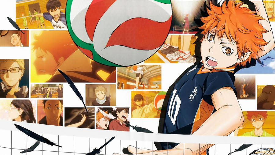 Shoyo Hinata Anime Scenes Wallpaper