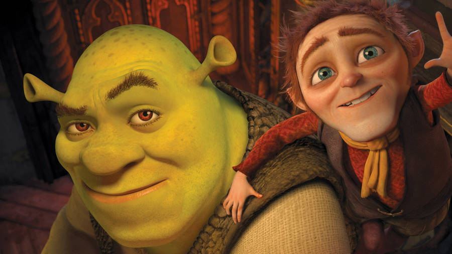 Shrek Forever After Rumpelstiltskin With Shrek Wallpaper