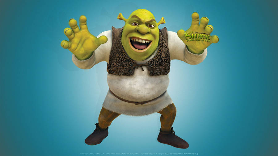 Shrek Forever After Shrek's Portrait Wallpaper