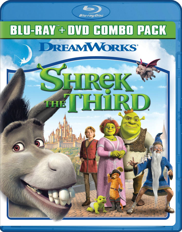 Shrek The Third Dvd Cover Art Wallpaper