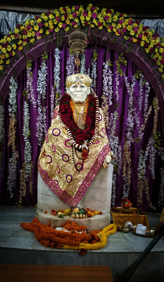 Shrine Of Guru Sai Baba Phone Wallpaper