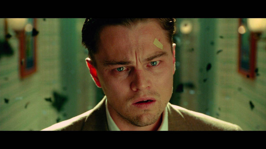 Shutter Island Leonardo Dicaprio Teddy Daniels Shocked Wallpaper