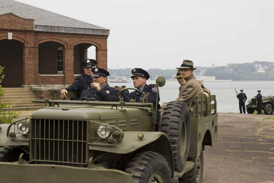 Shutter Island U.s. Military Officers Truck Wallpaper