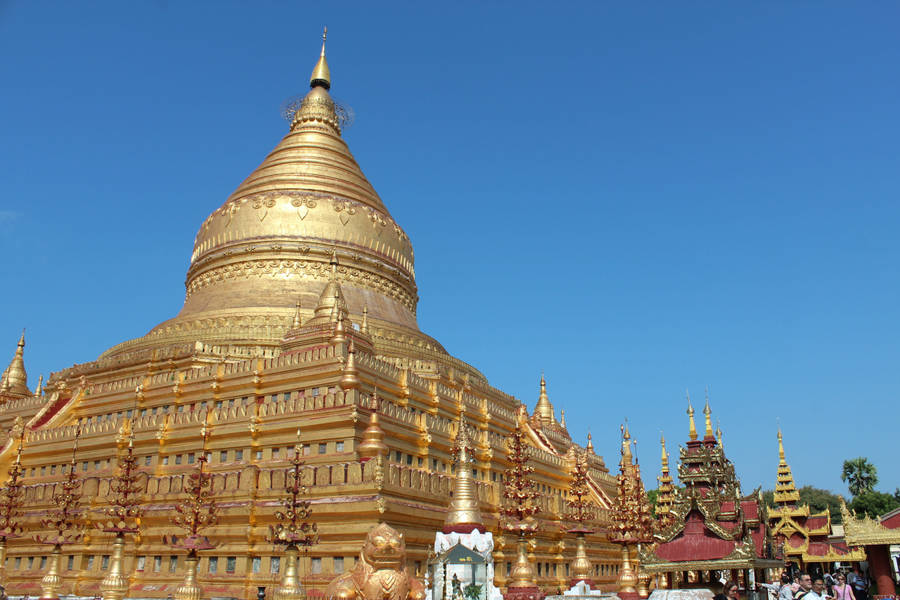 Shwezigon Pagoda Yangon Wallpaper