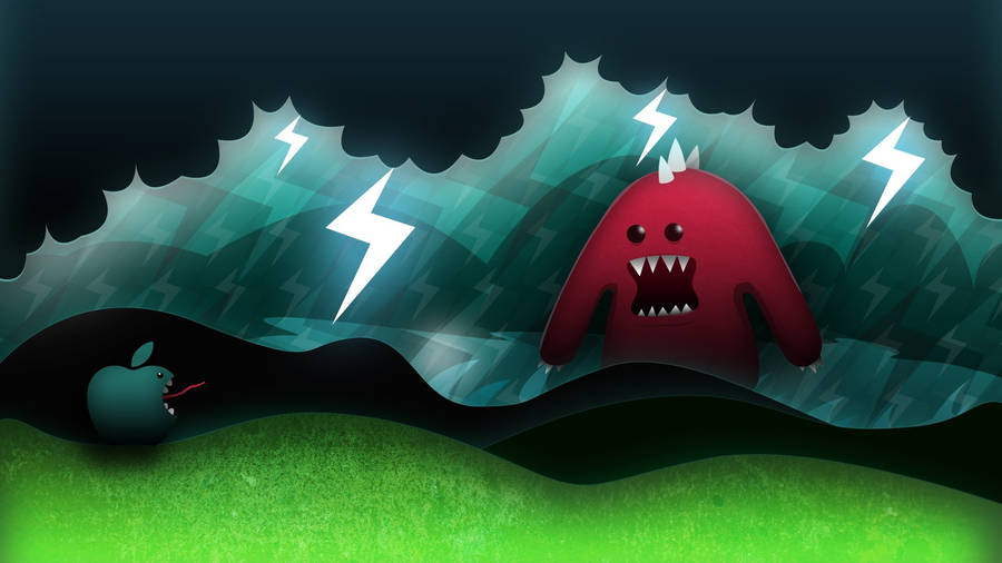 Sick Monster Thunderstorm Wallpaper