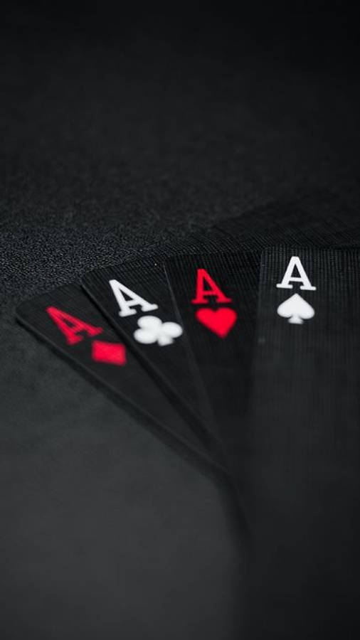 Sick Phone Black Playing Cards Wallpaper