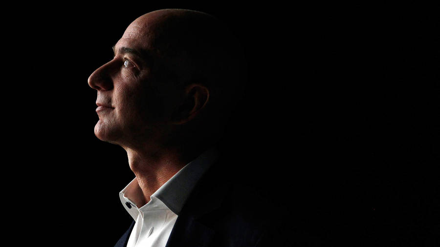 Side-profile Jeff Bezos Wallpaper