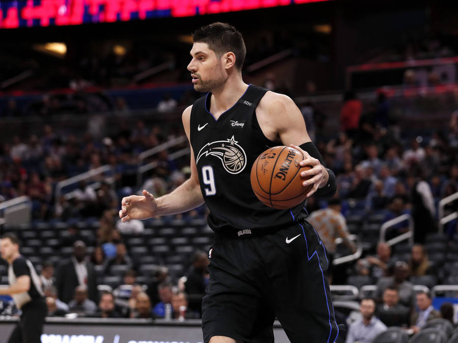 Side Profile Nikola Vucevic Orlando Magic Wallpaper