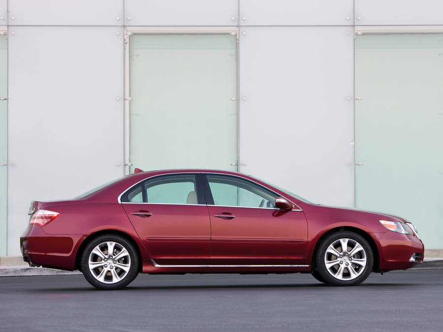 Side View Acura Red Auto Wallpaper