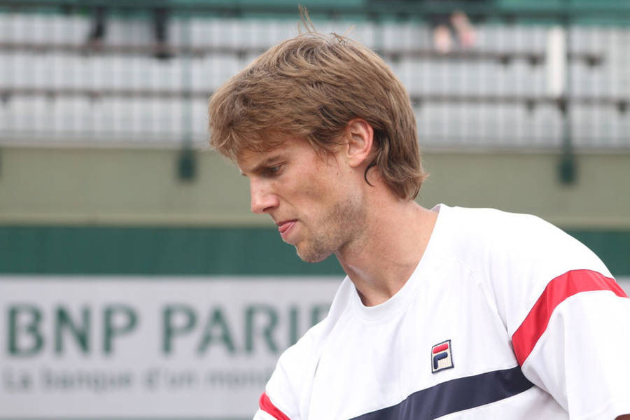 Side-view Of Andreas Seppi Wallpaper