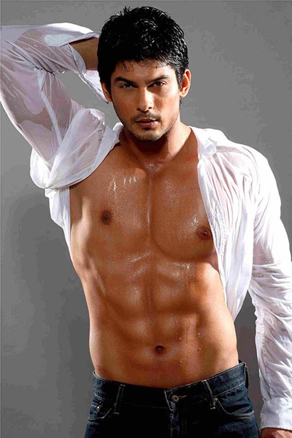 Sidharth Shukla Wet Photoshoot Wallpaper