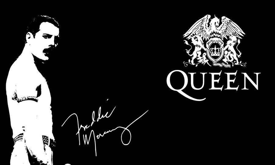 Signed By Freddie Mercury, Queen Wallpaper