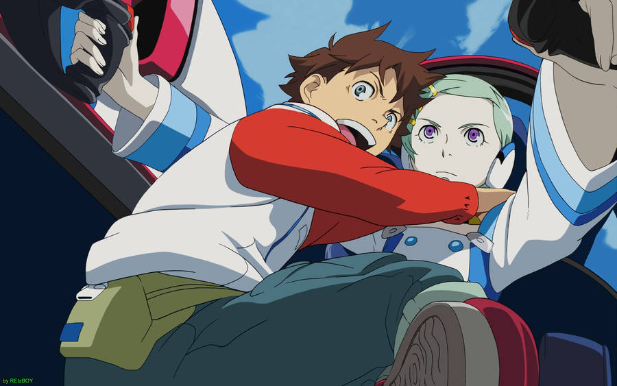 Silly Eureka Seven Couple Wallpaper