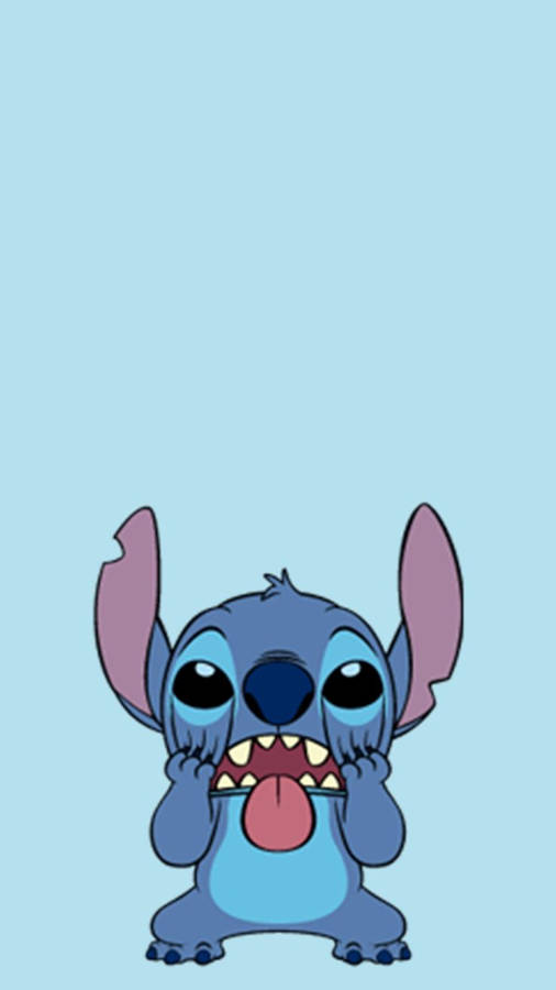 Silly Kawaii Stitch Wallpaper