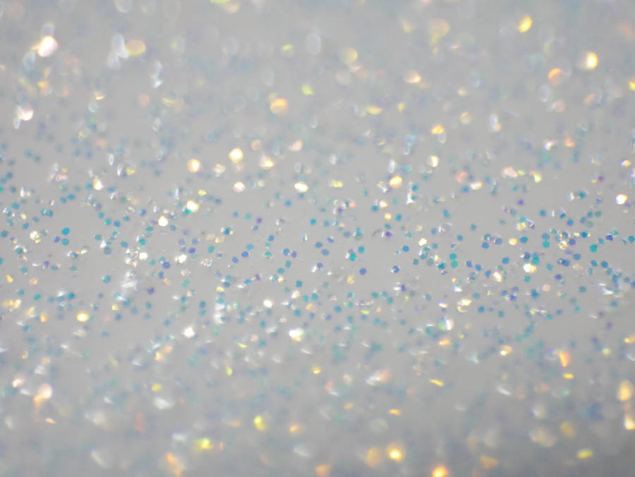 Silver Glitter Confetti Dots Wallpaper