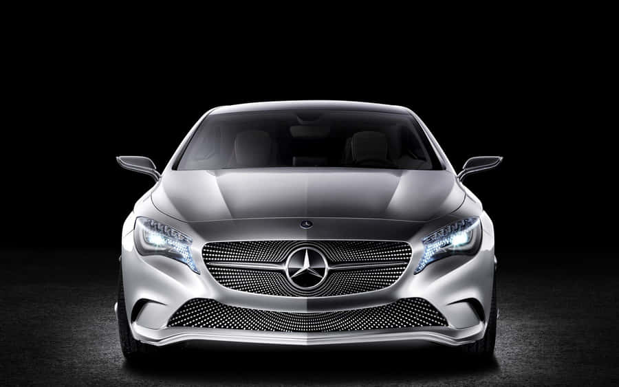 Silver Mercedes Benz A Class Wallpaper