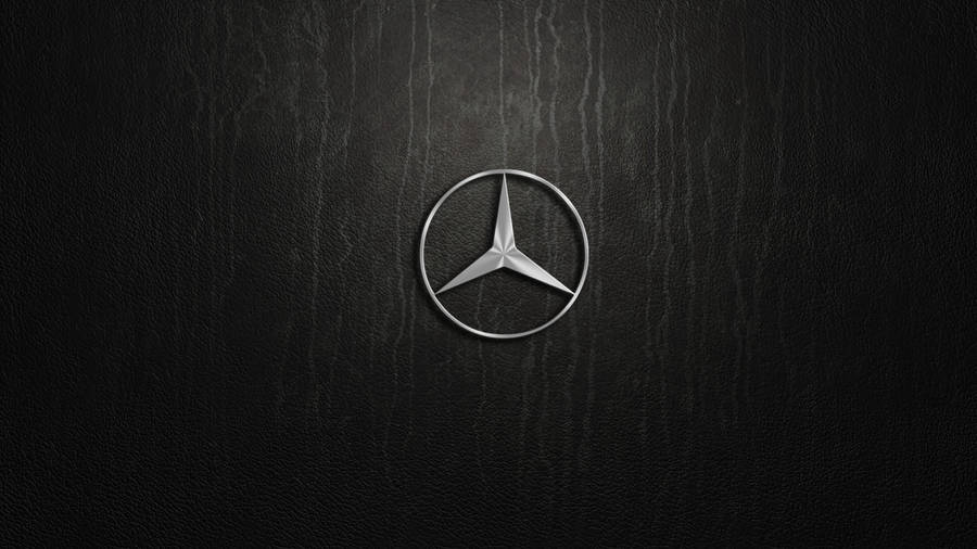 Silver Mercedes Benz Emblem Wallpaper