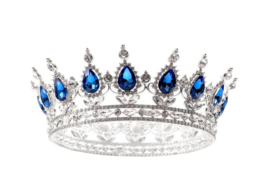 Silver Sapphire Anastasia Crown Wallpaper