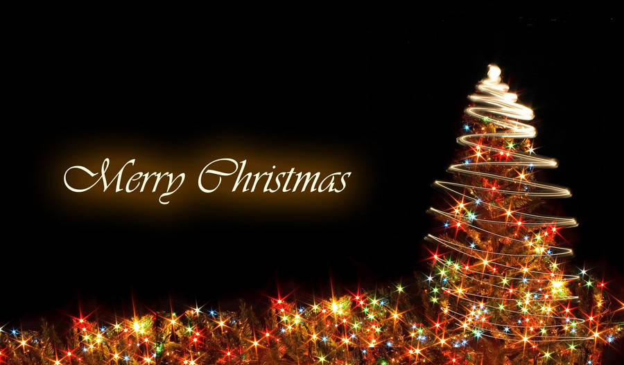 Simple Black Christmas Laptop Wallpaper