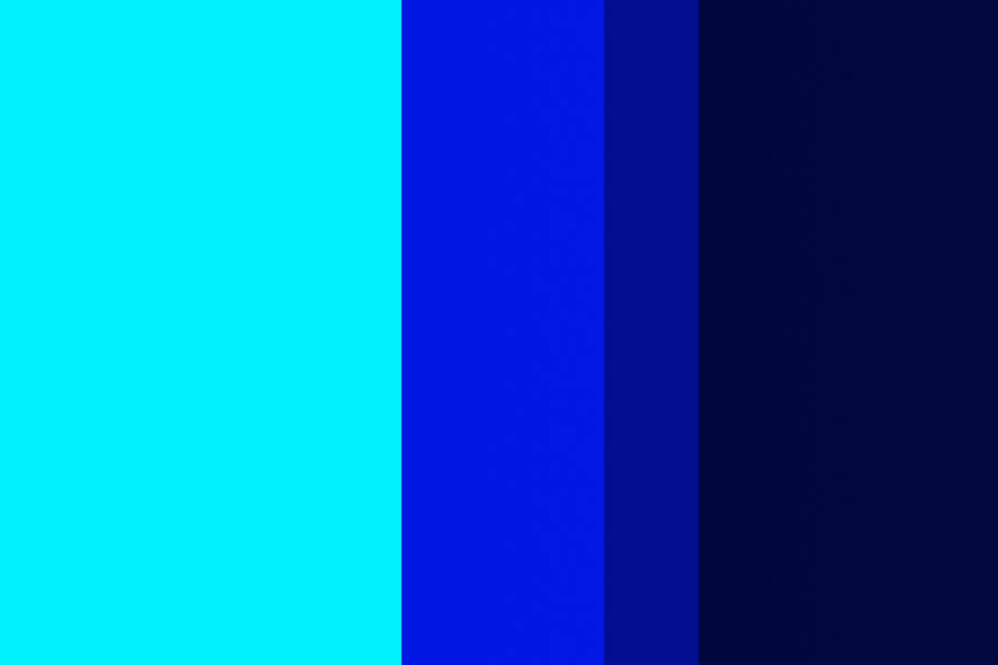 Simple Blue Abstract Color Palette Wallpaper