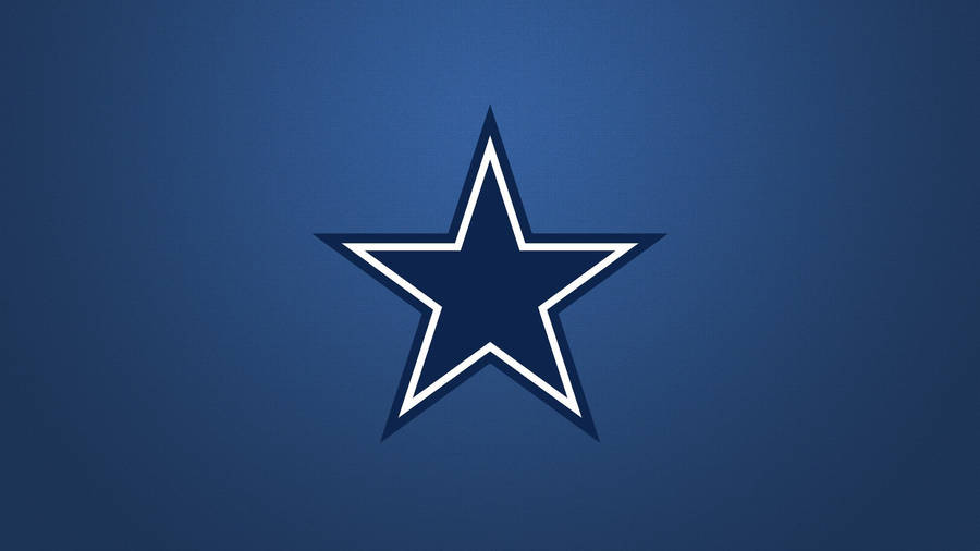 Simple Blue Dallas Cowboys Logo Wallpaper